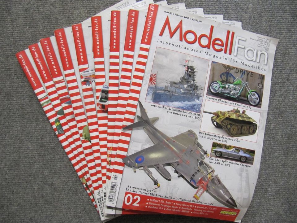 52 Hefte ModellFan Revell, Tamiya, Dragon etc. in Leipzig