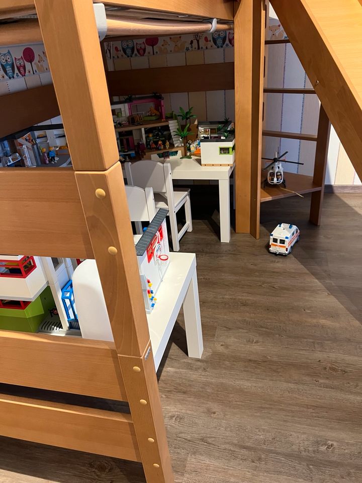 Paidi Kinderzimmer Schrank Hochbett mit Rutsche Schreibtisch in Hagen