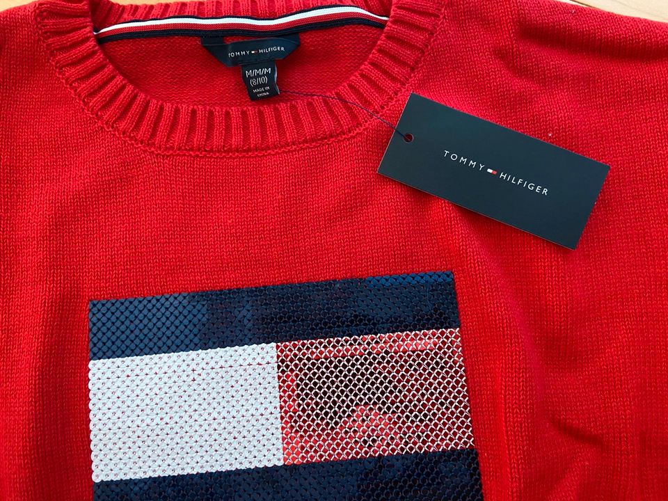 Tommy Hilfiger Pullover Strickpullover Gr. 128/134 (Gr.M 8-10 J) in Bartenshagen-Parkentin