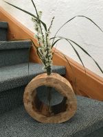 Blumenvase Reagenzglas Baumscheibe Holz Deko Bayern - Illertissen Vorschau