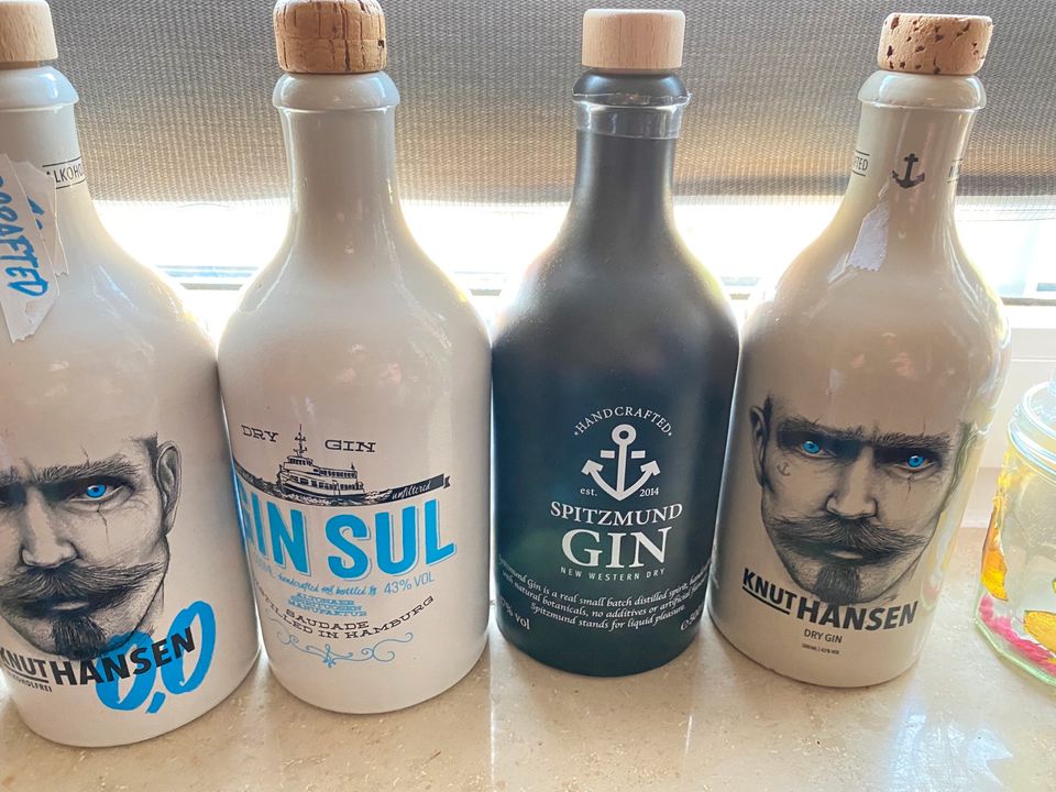 ‼️ Gin Sul Gin Mare Knut Hansen Absolut Vodka Flaschen Sammlung in Erfurt