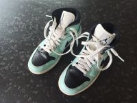 WMNS Air Jordan 1 Mid Light Dew Black-Teal, Echtheitsprüfung, OVP Brandenburg - Petershagen Vorschau