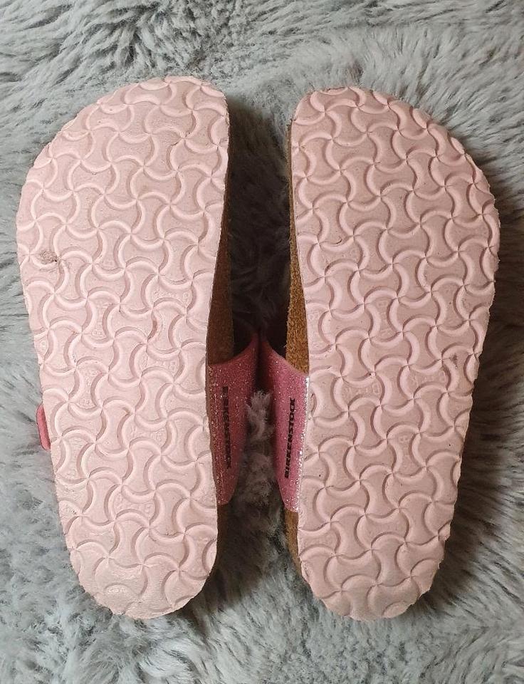 Glitzer Birkenstock Gizeh Gr. 30 schmal in Rhede