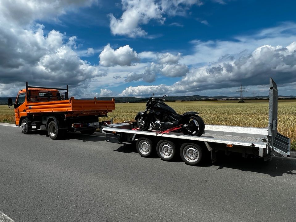 Bagger Transportanhänger 3,5t Anhänger mieten in Neudietendorf