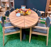 Ovaler Gartentisch Teak Holz 240 x 120 cm Teakholz Garten Tisch Nordrhein-Westfalen - Wermelskirchen Vorschau