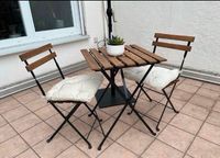 Gartenmöbel Set Holztisch+2 Stühle +beige Sitzkissen Ikea Tärnö Niedersachsen - Langenhagen Vorschau