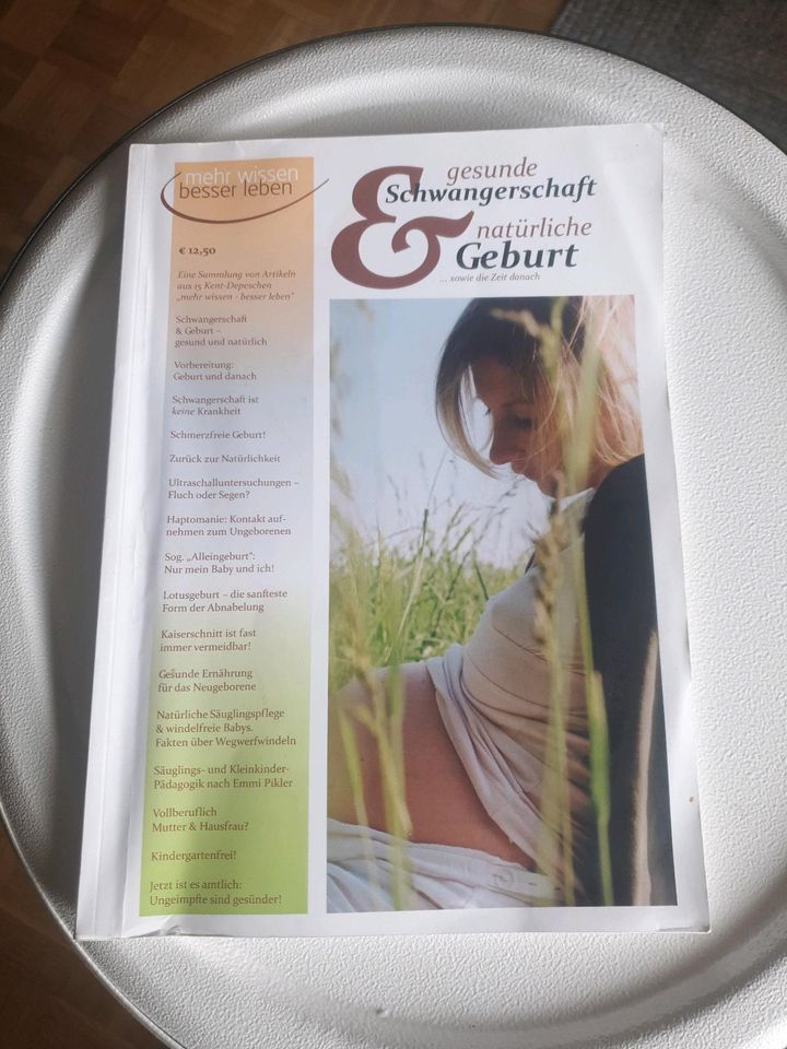 Gesunde Schwangerschaft/natürliche Geburt Heft in Landau-Dammheim