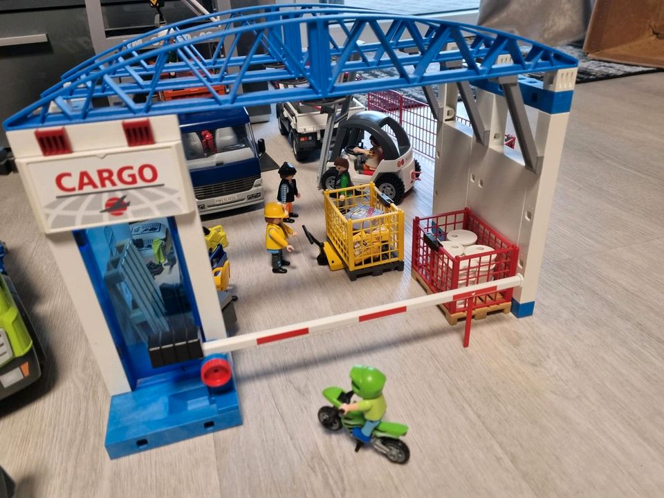 Xxl Playmobil Pm Cargo Maxx7 Bagger Mühlfahrzeug Kran Lager in Rehfelde