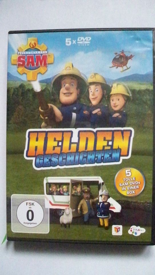 Feuerwehrmann SAM DVD Heldengeschichten 5 tolle DVD's in Wolfen