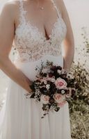 Wunderschönes Brautkleid weiß mit Perlen, Spitze und Pailletten Bayern - Schwabach Vorschau