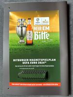 Bitburger Magnetspielplan UEFA Euro 2024 mit Stift und Kronkorken Hessen - Heuchelheim Vorschau