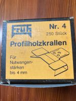 Früh Profilholzkrallen bis 4 mm, Heimwerken Hessen - Immenhausen Vorschau