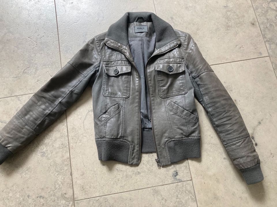 Only Lederjacke 15021243 Gr. M grau Fetch Leather Jacket in Bayern -  Riedenburg | eBay Kleinanzeigen ist jetzt Kleinanzeigen