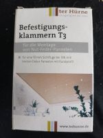 Befestigungsklemmen T3 für Montage von nut feder paneelen Schleswig-Holstein - Bad Bramstedt Vorschau