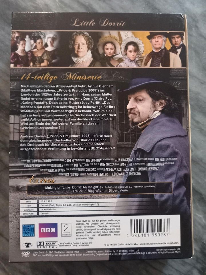 DvD Little Dorrit tolle BBC Serie mit 4 Discs fast 500 min. in Springe