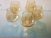 Vintage Gläser Schwenker Lauscha 1960 DDR pfirsich perlmutt gold Baden-Württemberg - Walddorfhäslach Vorschau