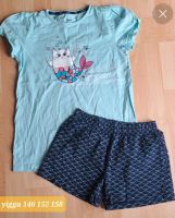 Yigga Pyjama Shorty blau türkis Meerjungfrau Katze gr 152 Sachsen - Ottendorf-Okrilla Vorschau