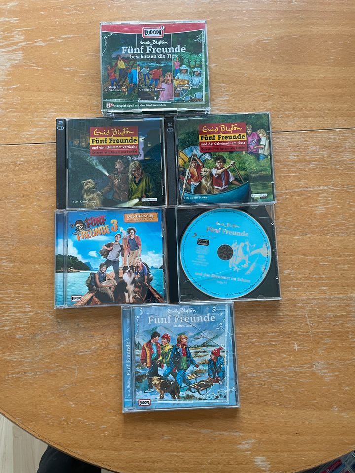 Fünf Freunde Enid Blyton Europa CDs --- 1 CD Original verpackt in Wallerfangen