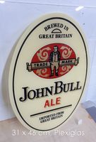 John Bull Ale Great Britain Bierschild Plexiglas Brauerei-Schild Niedersachsen - Zur Schunterquelle Vorschau