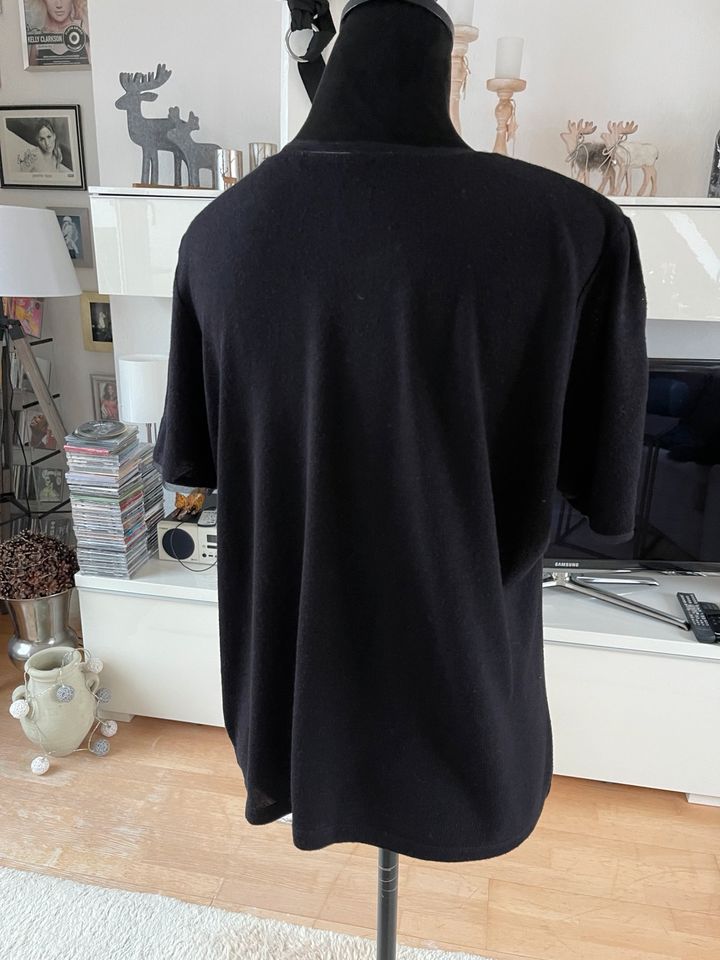 weicher Pullover Kurzarm Zara schwarz Mesh 38 40 L  36 oversized in Rostock