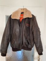 Redskins Lederjacke Braun Pilotenjacker Fliegerjacke M Hessen - Schwalbach a. Taunus Vorschau