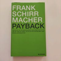 Payback Frank Schirrmacher * Hardcover Berlin - Schöneberg Vorschau