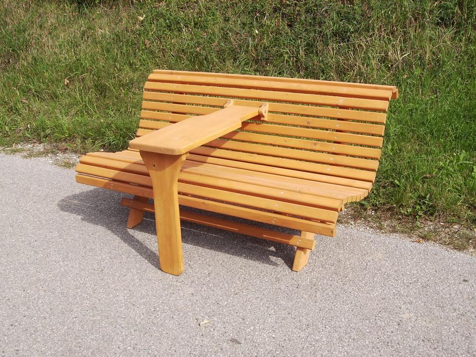 Hausbank Gartenbank Sommerbank Fichte fertig lasiert ca 2,5m in Tyrlaching