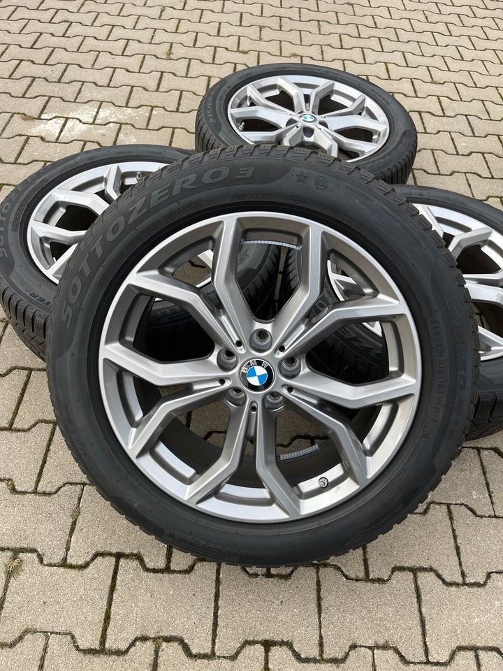 ❄️ ❄️ ❄️ 6,5mm Reifen ⭐️Pirelli ⭐️ 19 Zoll BMW Styling 694 Ferricgrey Winterräder Winterkompletträder Winter Winterreifen X3 X4 G01 G02 RDCi Felgen RSC Runflat LCI Facelift in Bottrop