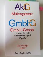 Aktiengesetzt und GmbH-Gesetz Thüringen - Weimar Vorschau