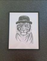 Gerahmtes Bild, Motiv: Tiger, Macho Wow Bayern - Moosburg a.d. Isar Vorschau