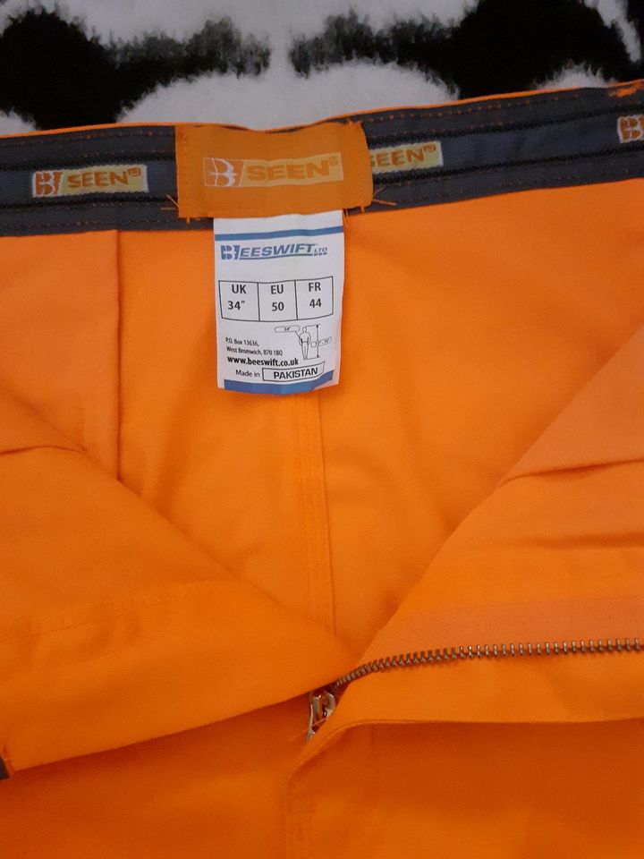 Seen Warnschutzhose/ Arbeitshose Gr. 50/ L NEU mit Etiketten ! in Merzig