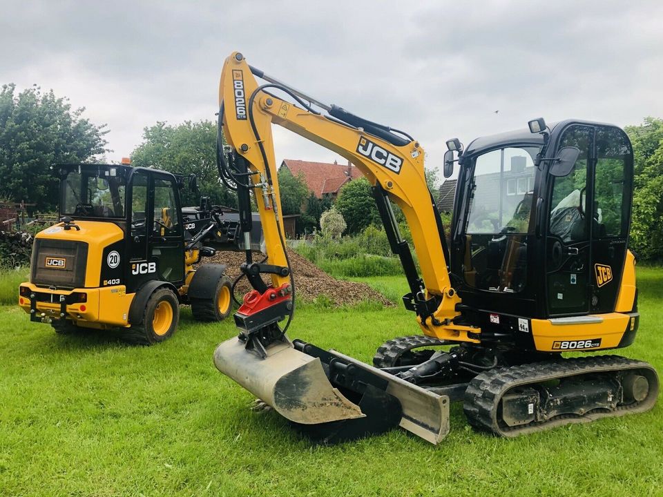 Minibagger Bagger mieten 3 Tonnen leihen vermieten Baumaschinenvermietung 2,7t in Bad Nenndorf