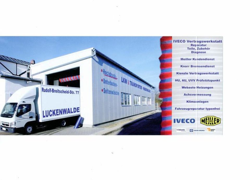 Transporter- Waschanlage in Luckenwalde