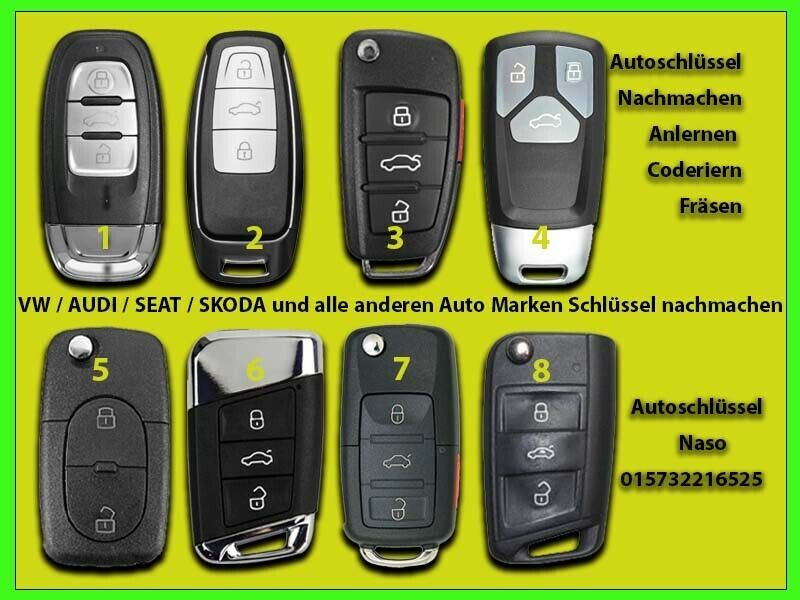 Audi Schlüssel nachmachen / VAG Schlüssel / Keyless Go Schlüssel in  Nordrhein-Westfalen - Mönchengladbach, Ersatz- & Reparaturteile