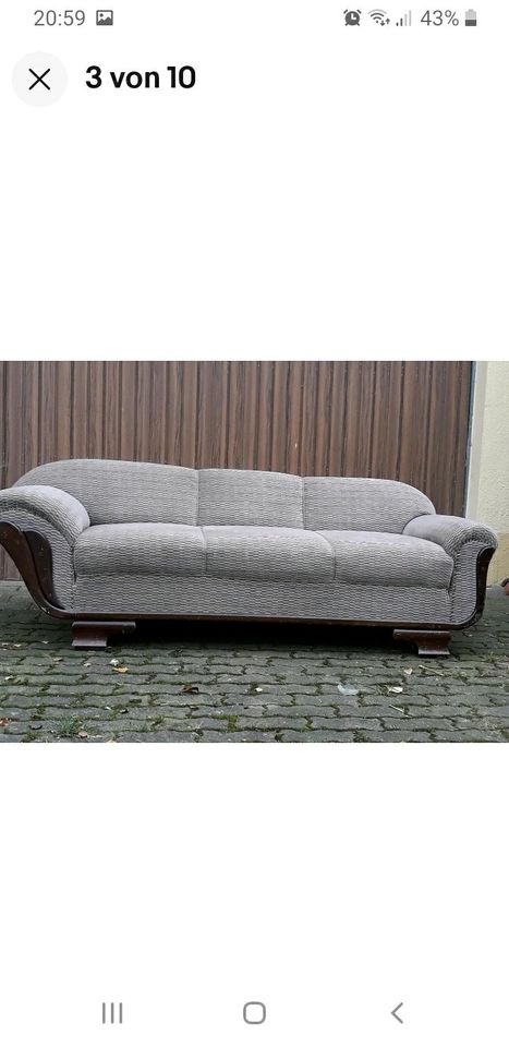 Kanapee sofa federkern 2m in Feuchtwangen