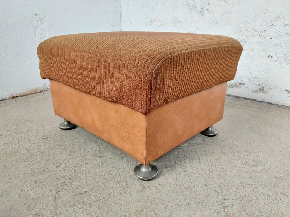 Vintage Hocker Sitzhocker Polster 60er 70er DDR Retro in Leipzig