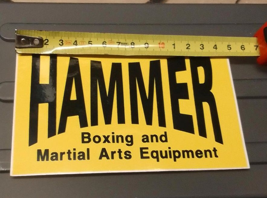 HAMMER  Aufkleber  Boxen Fitness Martial Arts in Asbach-Bäumenheim