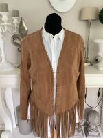 GIPSY Hippie Boho Fransenjacke cognac L TOP ! Nordrhein-Westfalen - Hagen Vorschau