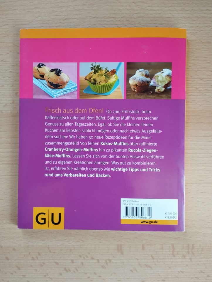 1 Form - 50 Muffins GU Backbuch Backen cupcakes in Simbach