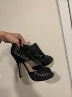 Prada High Heels Sandaletten schwarz Leder Eimsbüttel - Hamburg Eimsbüttel (Stadtteil) Vorschau