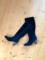 Wildlederstiefel, marineblau/ navy, 37/ 37,5 NEU Thüringen - Krayenberggemeinde Vorschau