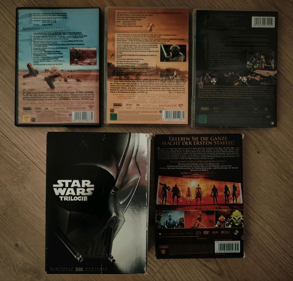 Star Wars/ Clone Wars DVD Sammlung in Neufarn