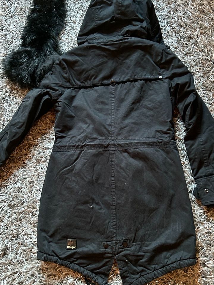 Khujo Jake‘s Esprit Gr. S XS 36 Mantel Jacke Parka in Ziegelroda