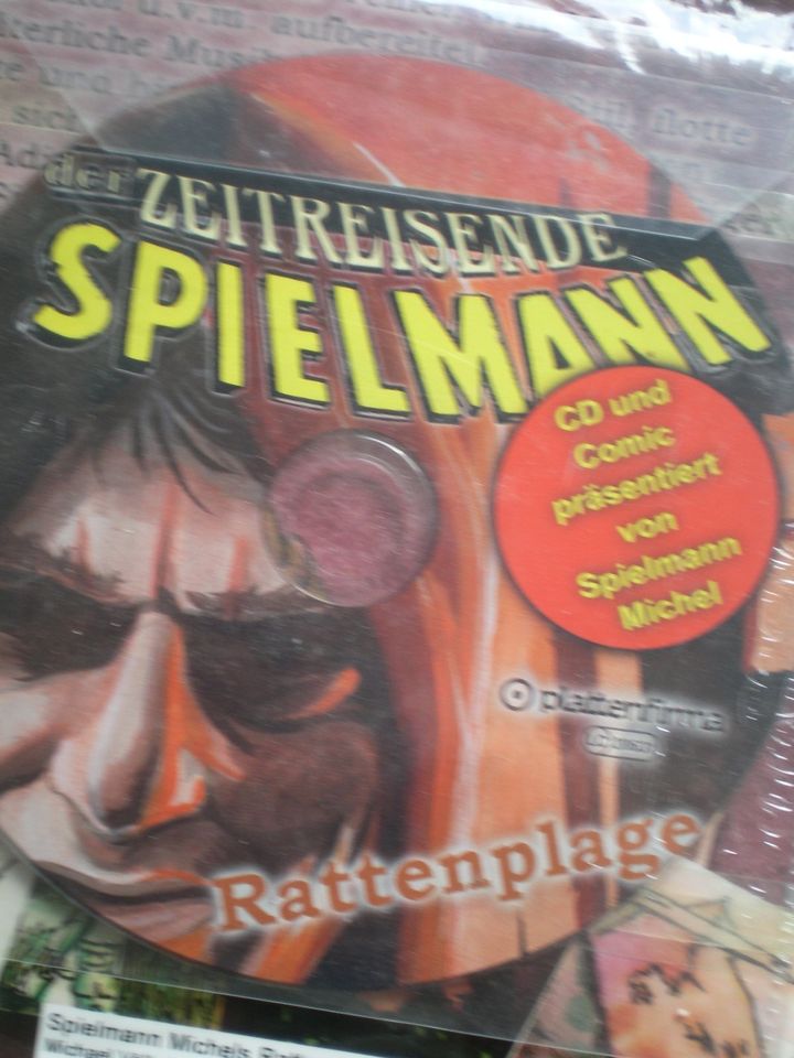 Der Zeitreisende SPIELMANN Rattenplage ComicCD Mythen Musik Minne in Gremmendorf