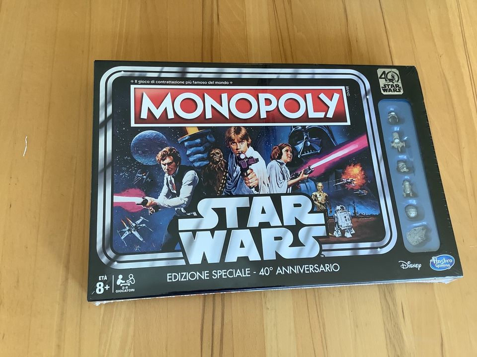 Star Wars Monopoly 40. Geburtstag auf Italienisch orginalverpackt in Ennigerloh