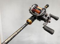 EverGreen Poseidon mit Spule BaitCasting Daiwa Alphas AIR 5.8 L Baden-Württemberg - Fellbach Vorschau