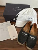 Prada espadrilles dunkelgrau schwarz 100% original mit Rechnung Lindenthal - Köln Lövenich Vorschau