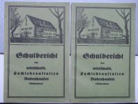 Schulbericht der wirtschaftl. Fachlehranstalten Babenhausen 1925 Baden-Württemberg - Ulm Vorschau