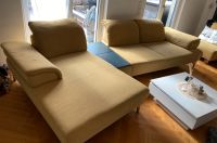 Mustering Sofa mit 2 Hockern Farbe Curry Bayern - Würzburg Vorschau