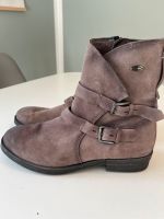 Camel Stiefeletten 40,5 7 grau Nubuk Boots Schleswig-Holstein - Krempermoor Vorschau